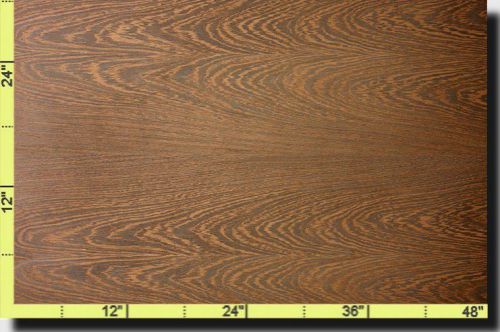Wood veneer wenge 33x98 3pcs total 10mil paper backed &#034;exotic&#034; stock for sale