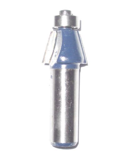 15* degree trim bevel router bit, 1/2&#034; shank, carbide tip, laminate chamfer for sale