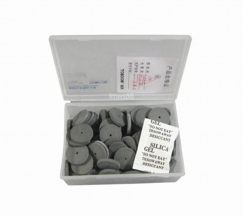 1 Box Hot Sale Dental Lab Polishing Wheels Silicone Polishers Rubber Disk Black