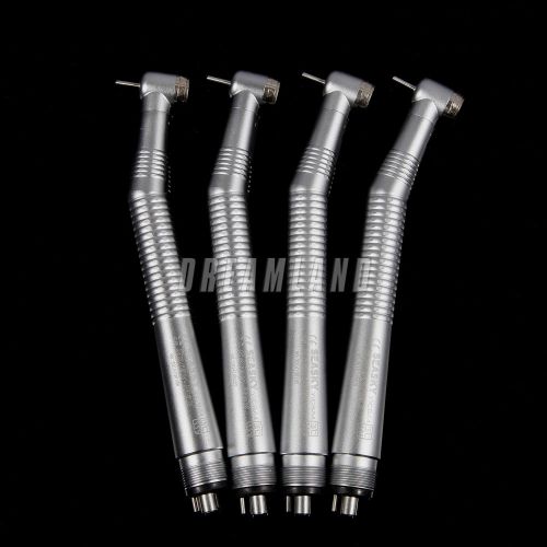 4 pcs Dental High Speed Handpiece Push Button 4Holes Standard Head Y1BA4 Sale!