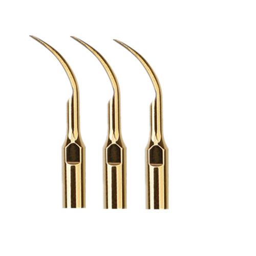 Sale!! 3pc Dental Ultrasonic Scaling scaler Tip Fit DTE SATELEC NSK Golden GD2T