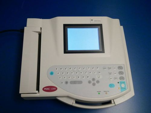 Ge mac 1200 resting ecg system **bio-med engineer refurbished 1-year warranty** for sale