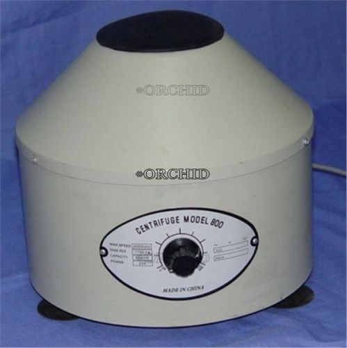 ELECTRIC CENTRIFUGE LAB MEDICAL PRACTICE TIMER 4000 RPM 800