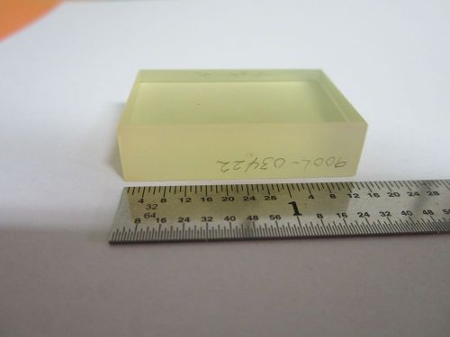 OPTICAL ZERODUR FLAT BLOCK one side is polished LASER OPTICS BIN#A3-B-14