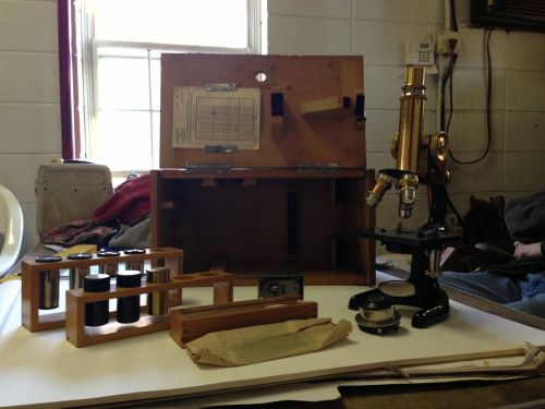 Ernst Lietz Wetzlar Cased Microscope - 1924 - With Accessories