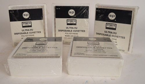 Lot of 500 NIB Scientific Products S7360-15 Ultra-UV Disposable Cuvettes 4ml
