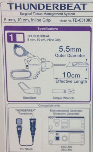 Olympus ref# tb-0510ic tb0510ic thunder beat 5mm 10cm inline grip for sale