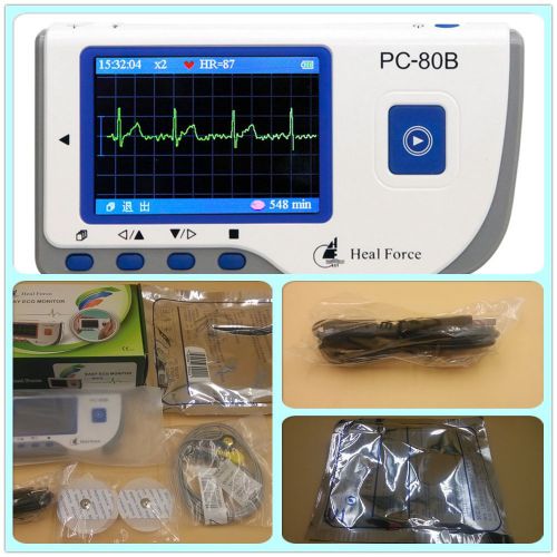 New sale ecg us fda 80b handheld easy ecg ekg portable heart monitor for sale