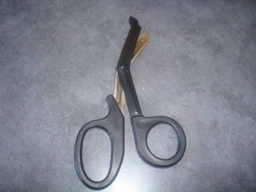 3 paramedic emt trauma shears scissors first aid 5.5&#034; black finish for sale