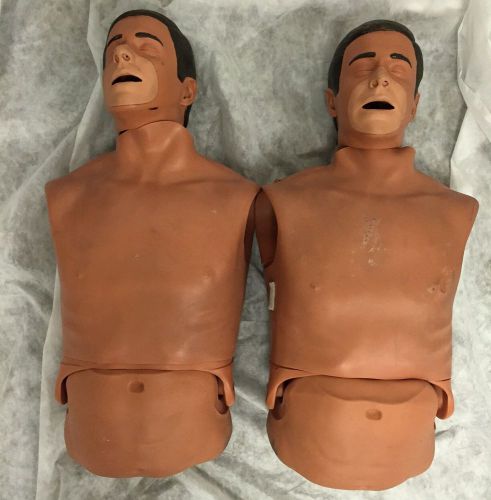 Lot of 2 Medical Plastics EMT practice CAR dummies AS IS