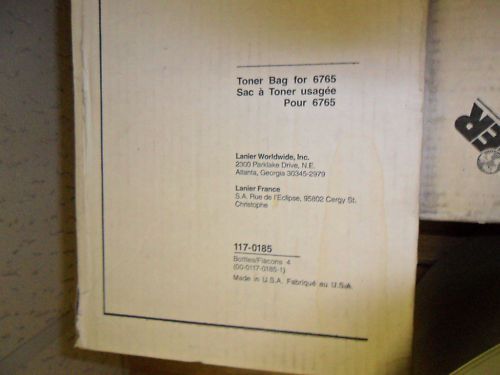 LANIER 117-0185 waste toner bottles(4) 6755-6765/Tos.6550 40K