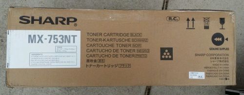 SHARP MX-753NT MX753NT BLACK TONER CARTRIDGE GENUINE