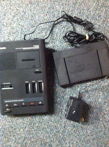 OLYMPUS PEARLCORDER T-1000 MICRO CASSETTE TAPE TRANSCRIPTION TRANSCRIBER