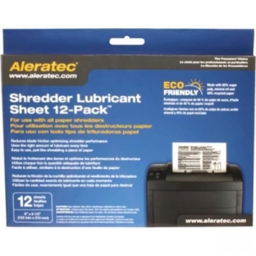 Aleratec 240165 Shredder Lubricant Sheet