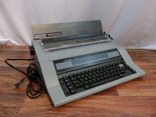 Swintec 2600 full-size electronic typewriter w/ paper cover and guide *warranty* for sale