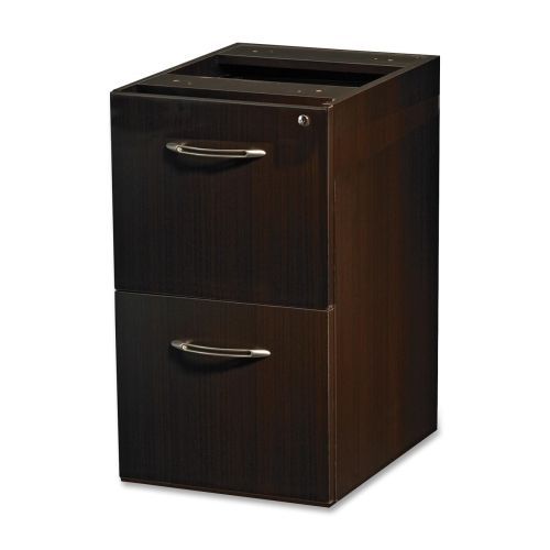 Aberdeen Series File/File Credenza Pedestal, 15?w x 20d x 27?h, Mocha