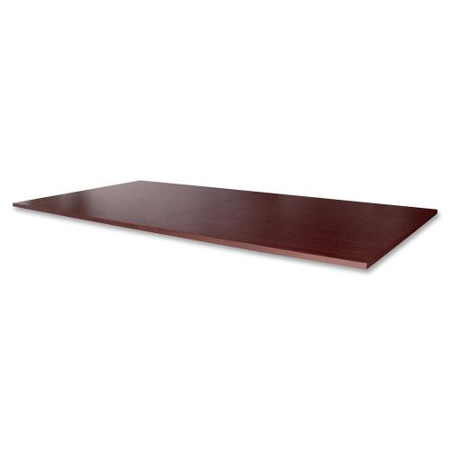 Lorell LLR69148 Essentials Mahogany Rectangular Conference Tabletop