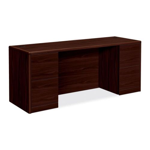 The Hon Company HON10741NN 10700 Series Mahogany Laminate Desking