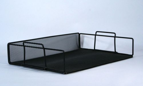 Black Wire Mesh Letter Desk Tray