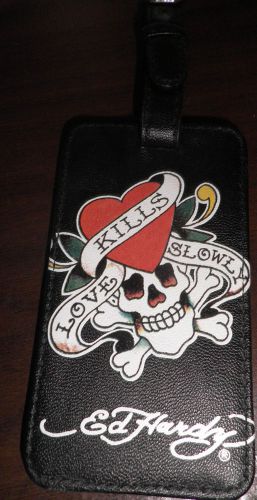 Ed Hardy Design &#034;Love Kills Slowly&#034; Luggage Tag