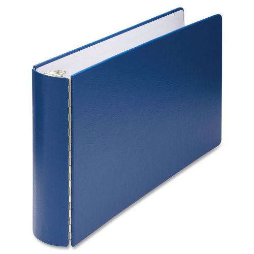 Brand new wilson jones w346-90nb casebound dubllock 3-ring binder ledger blue for sale