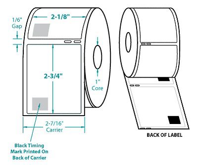 LABELS for DYMO LABELWRITER Diskette Jumbo 400x6 #30258