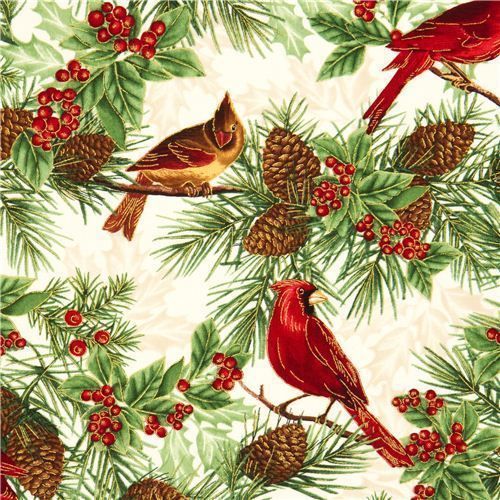 30 Personalized Return Address Labels Christmas Birds Buy 3 get 1 free (zz9)