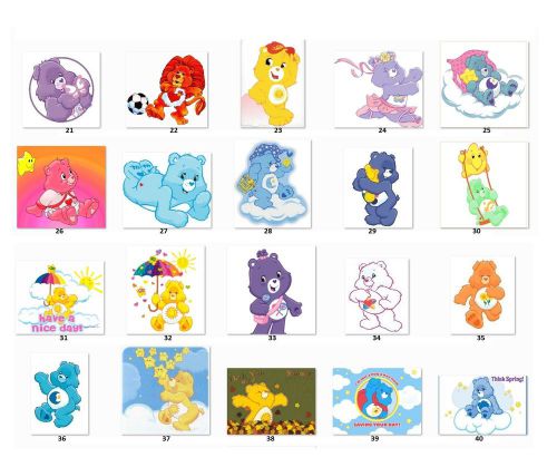 30 Personalized Return Address labels Carebear Buy 3 get 1 free (CA2)