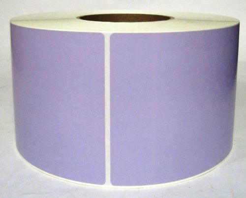 Data Label Inc Custom 4&#034; x 6&#034; Thermal Purple Labels 089-20264 Lot of 1000 NNB