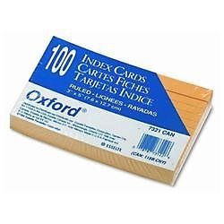 Oxford Printable Index Card 7321GRE