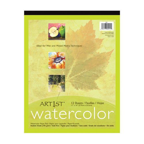 Pacon Corporation Art1st Watercolor Pad 11x14 12 Sht Set of 5