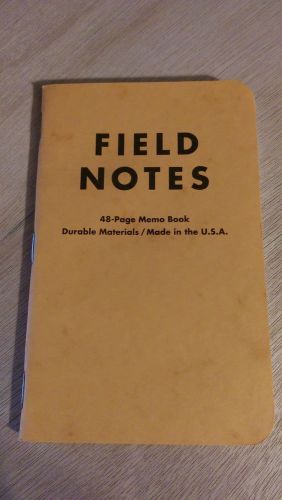 Field Notes Butcher Orange MIX 2010 Branded Single