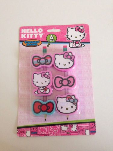 SANRIO HELLO KITTY BOW STACKABLE ERASERS KAWAII