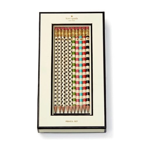 Kate Spade New York Pencil Set of 10 - Dot the i&#039;s