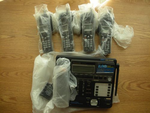 Panasonic kx-tg4500b 5.8ghz cordless phone system &amp; 4handsets tga450b for sale