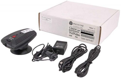 NEW Polycom ViaVideo 2200-10070-001 Video Conference Web Cam USB Camera