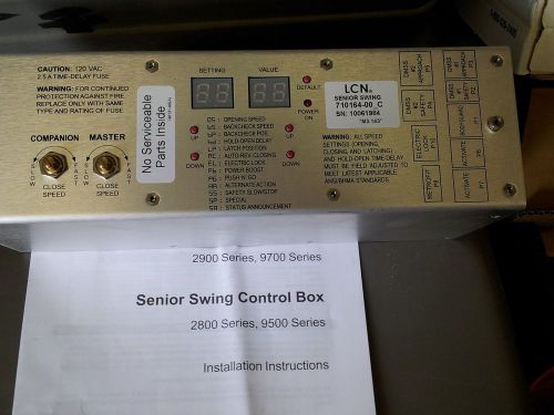 LCN SENIOR SWING 9542 Electronic Door Closer NEW IN ORIGINAL PACKAGING