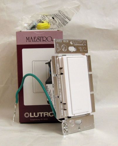 LUTRON ACCESSORY MA-AS-WH MAESTRO MULTI LOCATION COMPANION SWITCH MA AS