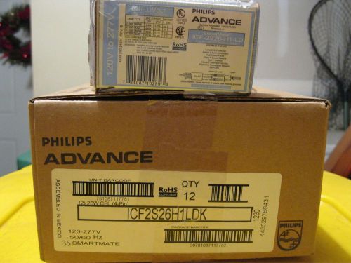 12 (twelve) philips advance smartmate icf-2s26-h1-ld ballast kit, new for sale