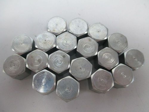 LOT 18 NEW CAP 1/8IN NPT GALVANIZED HEXAGONAL D262481