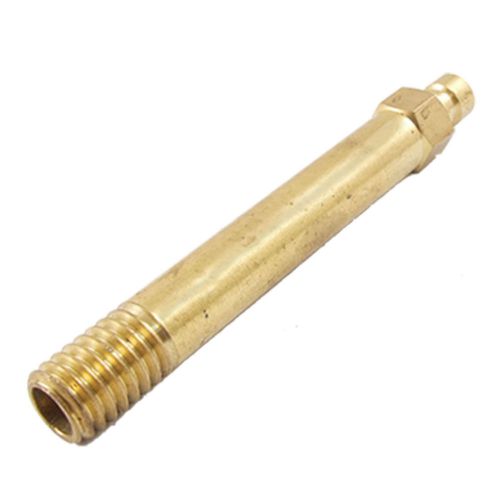3.94&#034; length threaded brass pipe quick fitting mold nipple for sale