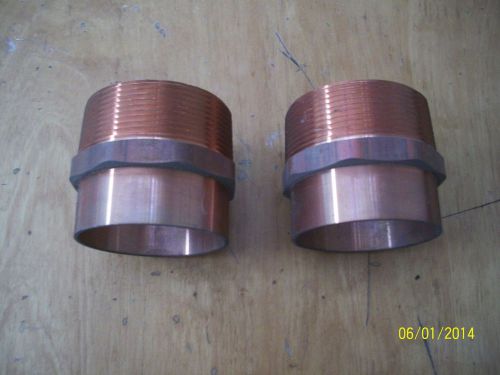 3&#034; COPPER X 3&#034; MALE NPT ADAPTER (2 pcs)