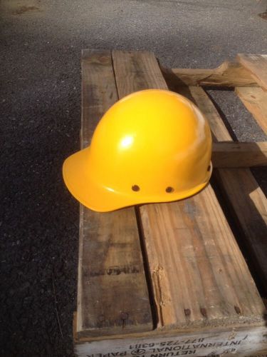 Vintage Yellow MSA Fiberglass Hardhat