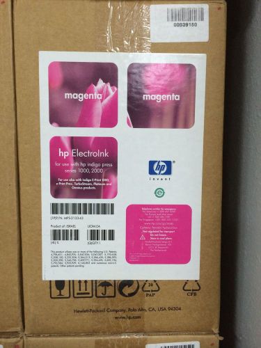 Hp indigo electroink magenta 1000 series for sale