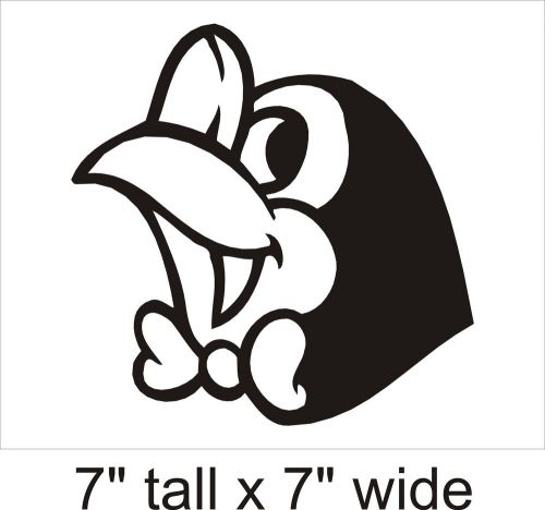 2X  Funny Bird Silhouette Decal Vinyl Car i Pad Laptop Window Wall Sticker-FA52