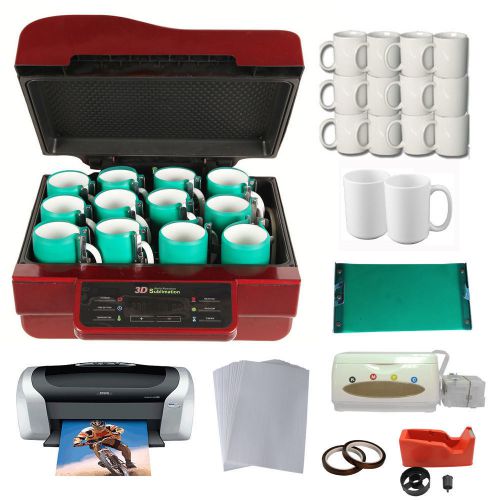 New 3d sublimation machine epson printer ciss sublimation paper mug rubber clamp for sale