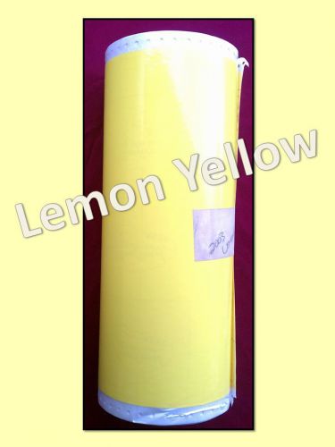 LEMON YELLOW YELLOW YELLOW Graphic Vinyl Film + Adhesive Back 15&#034; x 15&#039; Hi PRO