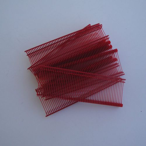 1&#034; RED Regular Tag gun Fasteners, Barbs, Pins 5,000 per box 25mm