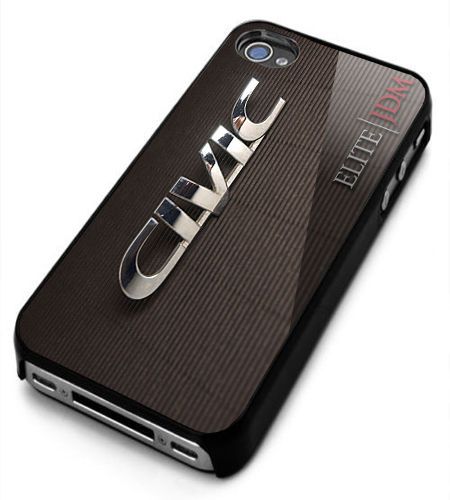 Honda Civic Elite JDM Logo For iPhone 4/4s/5/5s/5c/6 Black Hard Case