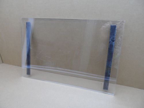 Lot of 5 17x11 top load acrylic sign holders with magnetic strips for sale